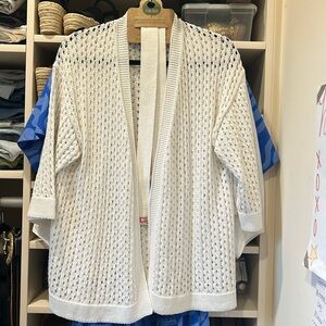 Etcetera White Cardigan